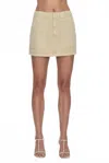 Pistola Kayla Mini Skirt In Canoe In Neutral