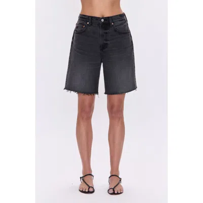 Pistola Kaylee Cutoff Bermuda Denim Shorts