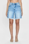 Pistola Kaylee High Rise Pinched Loose Denim Shorts In Altitude Vintage
