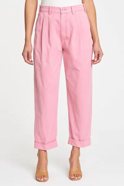 Pistola Kellin Pleated Trouser In Flamingo Pink