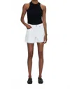 Pistola Connor Relaxed Vintage Short In Blank Canvas In White