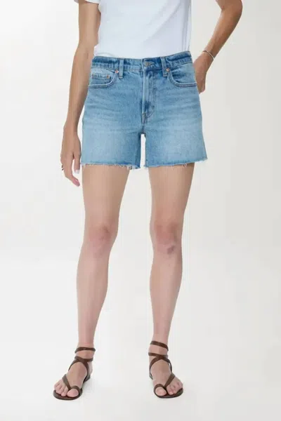 Pistola Kennedy Relaxed Mid Rise Short In Escape In Blue