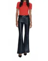 Pistola Kinsley Flare Jean In Slate Black In Blue