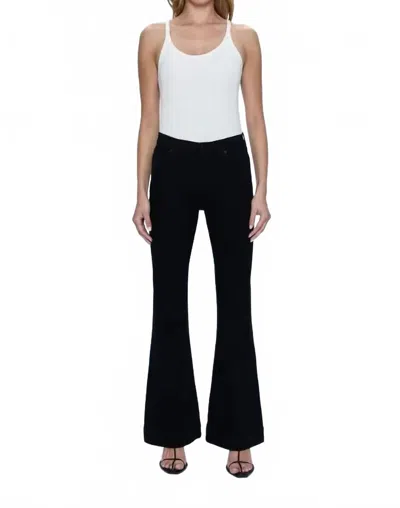 Pistola Kinsley Hi Flare Full Jeans In Noir In Black