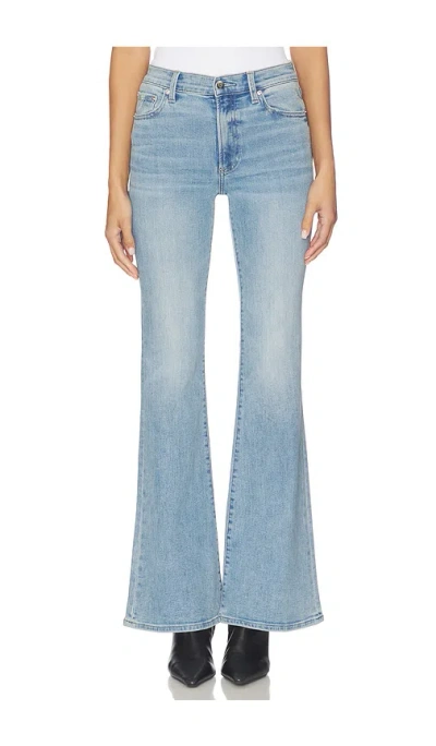 Pistola Kinsley Mid Rise Ultra Flare Jeans In Blue