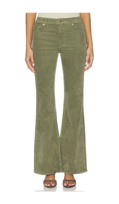 Pistola Kinsley Mid Rise Ultra Flare Jeans In Green