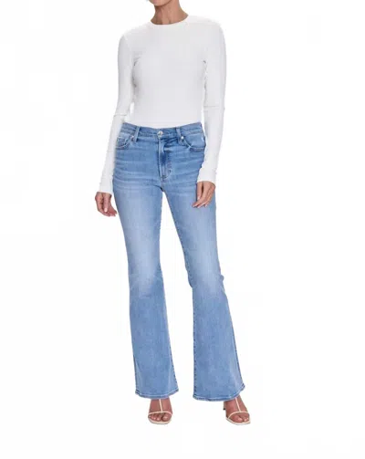 Pistola Kinsley Mid Rise Ultra Flare Jeans In Captivate In Blue