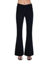 Pistola Kinsley Mid Rise Ultra Flare Leg Jeans In Noir In Black