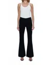 Pistola Kinsley Mid Rise Ultra Flare Pants In Noir In Black