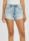 Pistola Kylee High Rise Shorts In Denim