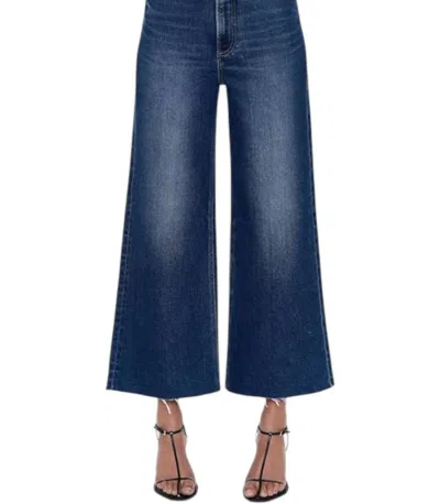 Pistola Lana Crop High Rise Ultra Wide Leg Jeans In Broadway In Multi