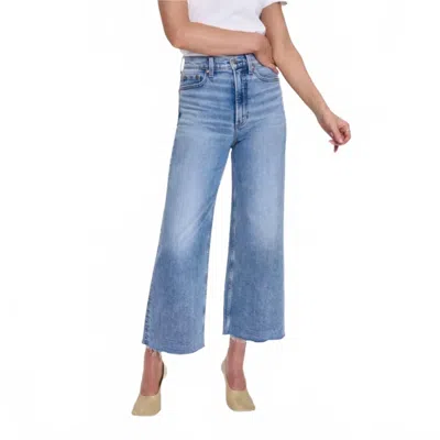Pistola Lana Crop Jean In Bistro In Blue