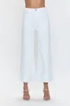 Pistola Lana Crop Jeans In Vivid White