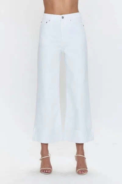 Pistola Lana Crop Jeans In Vivid White