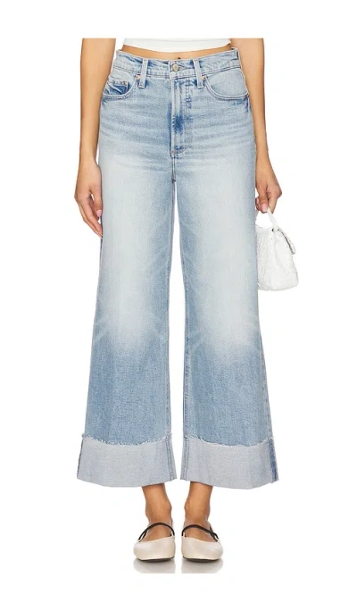 Pistola Lana Crop Wide Leg Jeans In Blue