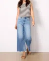 Pistola Lana Crop Wide Leg Jeans In Rhythm Vintage In Multi