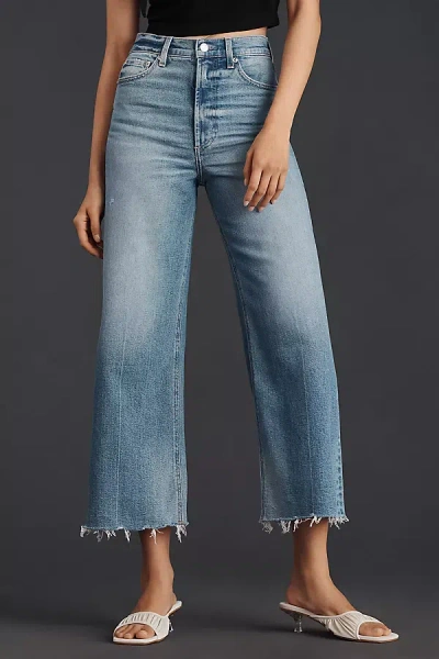 Pistola Lana High-rise Crop Flare Jeans In Blue