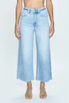 Pistola Lana High Rise Ultra Wide Jeans In Blase In Blue