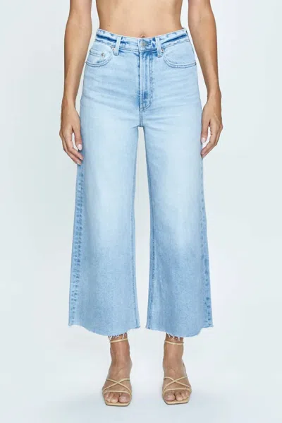 Pistola Lana High Rise Ultra Wide Jeans In Blase In Blue