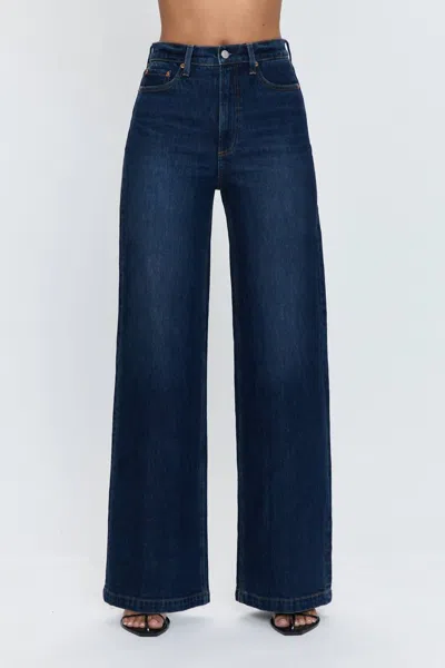 Pistola Lana High Rise Ultra Wide Jeans In Elevation In Multi