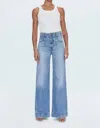 Pistola Lana High Rise Ultra Wide Jeans In Terrace In Blue
