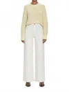 Pistola Lana High Rise Ultra Wide Leg Jean In Ecru In White