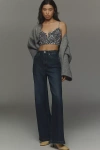 Pistola Lana High Rise Wide Leg Jeans In Gallery In Blue