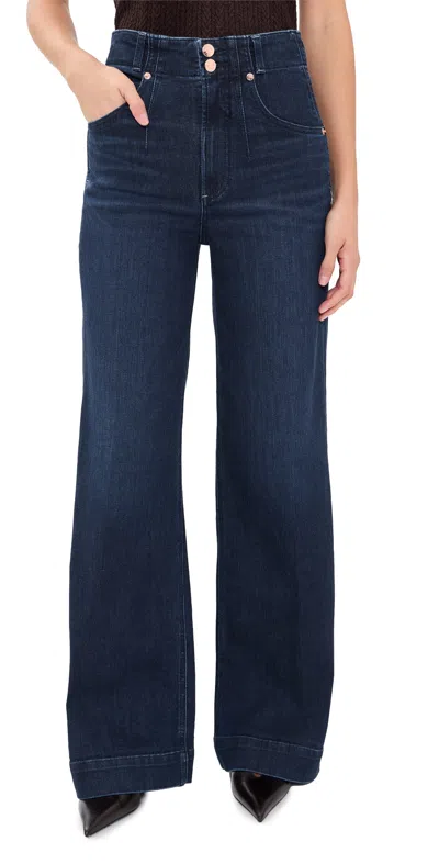 Pistola Lana High Rise Ultra Wide Leg Jeans Starstruck In Blue