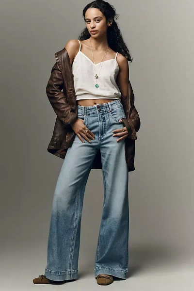 Pistola Lana High-rise Wide-leg Jeans In Blue
