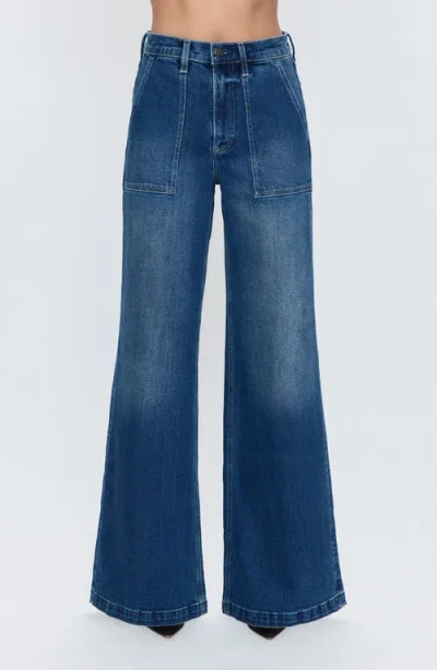 Pistola Lana High Waist Wide Leg Jeans In Bella