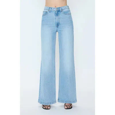 Pistola Lana High Waist Wide Leg Jeans In Blue