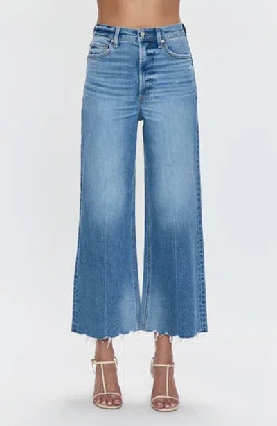 PISTOLA PISTOLA LANA RAW HEM ANKLE WIDE LEG JEANS