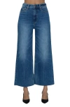 Pistola Loretta Utility High Waist Wide Leg Jeans In Blue