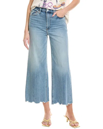 Pistola Lana Villa Crop High-rise Ultra Wide Leg Jean In Blue