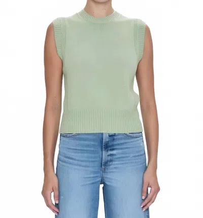 Pistola Leandra Sweater Vest In Pistachio In Green