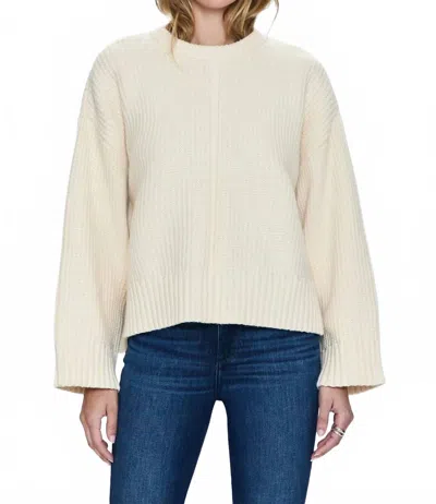 Pistola Leigh Relaxed Fit Sweater In Ivory In Multi