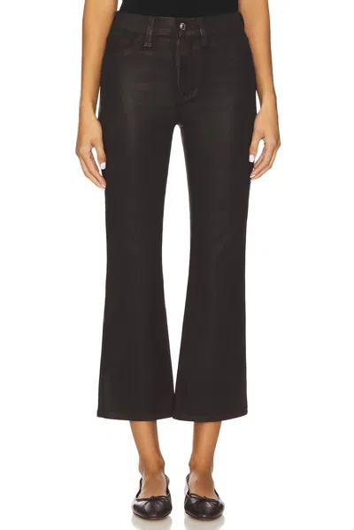 Pistola Lennon Bootcut Pants In Coated Mocha In Black