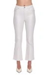 Pistola Lennon High Rise Crop Bootcut Jeans In Vivid White In White