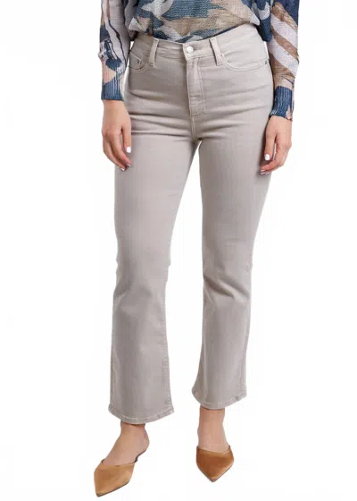 Pistola Lennon Crop Flare Jeans In Stone In Multi