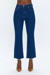 Pistola Lennon Cropped Bootcut Jeans In Waterloo In Blue