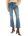 Pistola Maya Mid Rise Easy Straight Ankle Jeans In Legacy Distressed In Blue