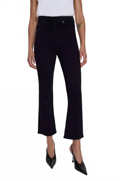 Pistola Lennon High Rise Boot Crop Jeans In Black