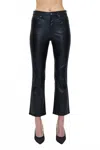 Pistola Lennon High Rise Boot-cut Pants In Slate Black In Black