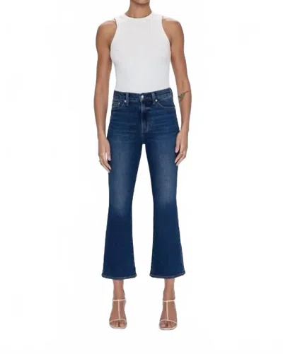 Pistola Lennon High Rise Crop Boot Cut Jeans In Broadway In Blue