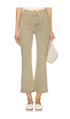 Pistola Lennon High Rise Crop Boot In Green Willow