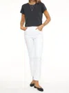 Pistola Lennon High Rise Cropped Boot In Blank Slate In White