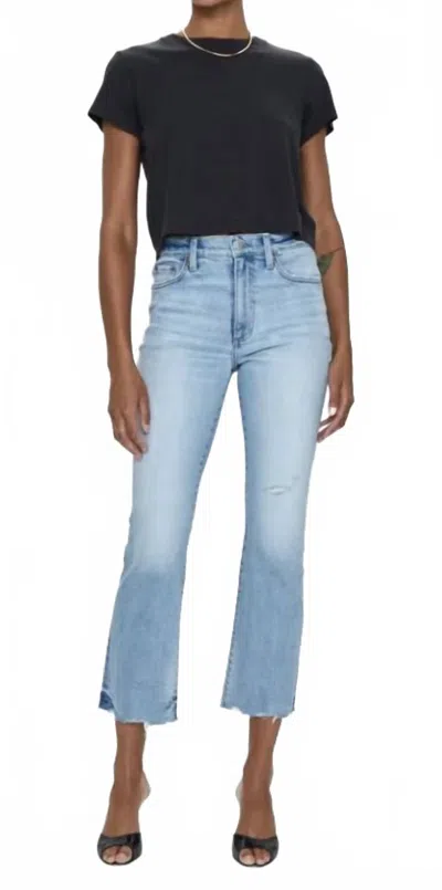 Pistola Lennon High Rise Crop Boot Jean In Discover Vintage In Blue