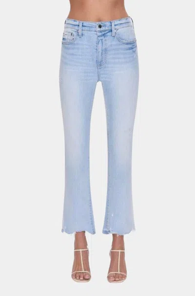 Pistola Lennon High Rise Crop Boot Jean In Lotus Vintage In Blue