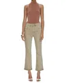 Pistola Lennon Raw Hem High Waist Crop Bootcut Jeans In Multi