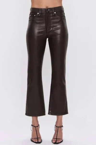 Pistola Lennon High Rise Crop Boot Jean In Mocha In Brown